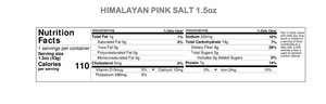 Himalayan Pink Salt 1.5 oz